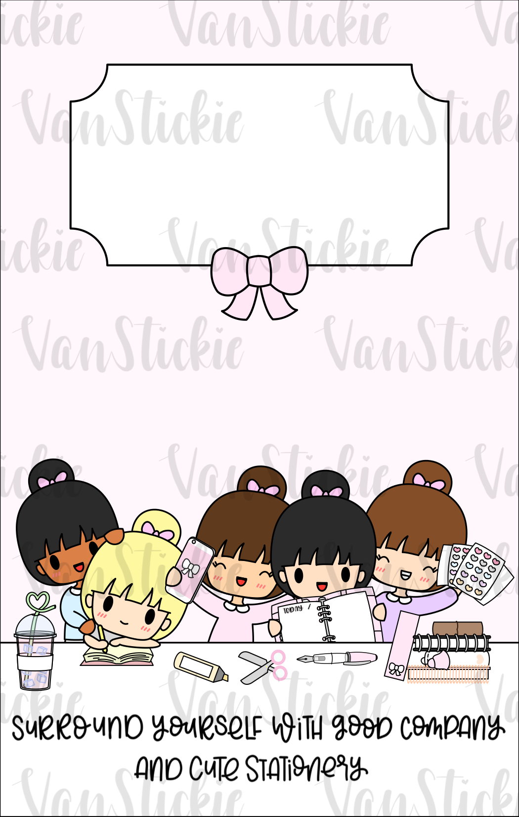 Vanstickie Reusable Sticker book (30 pages)