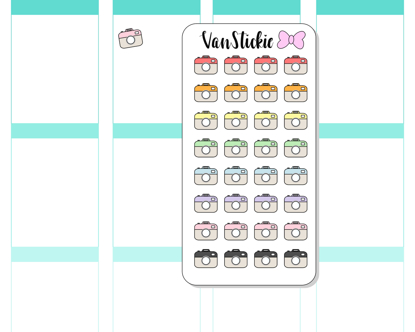 VSD 027| Doodle -Camera Planner Stickers