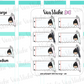 VSC 087 | Chibi Pen and paper boxes (torn note) Planner Stickers