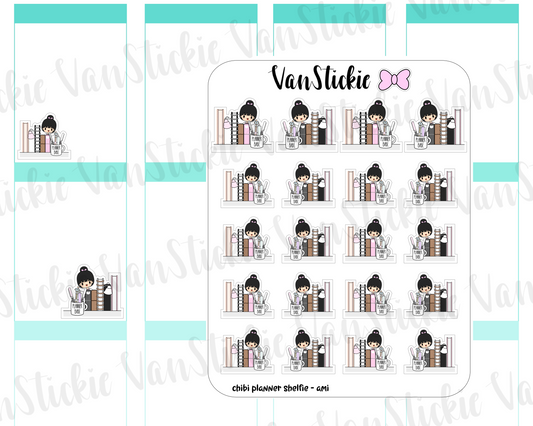 VSC 085 | Chibi Planner Shelfie Planner Stickers