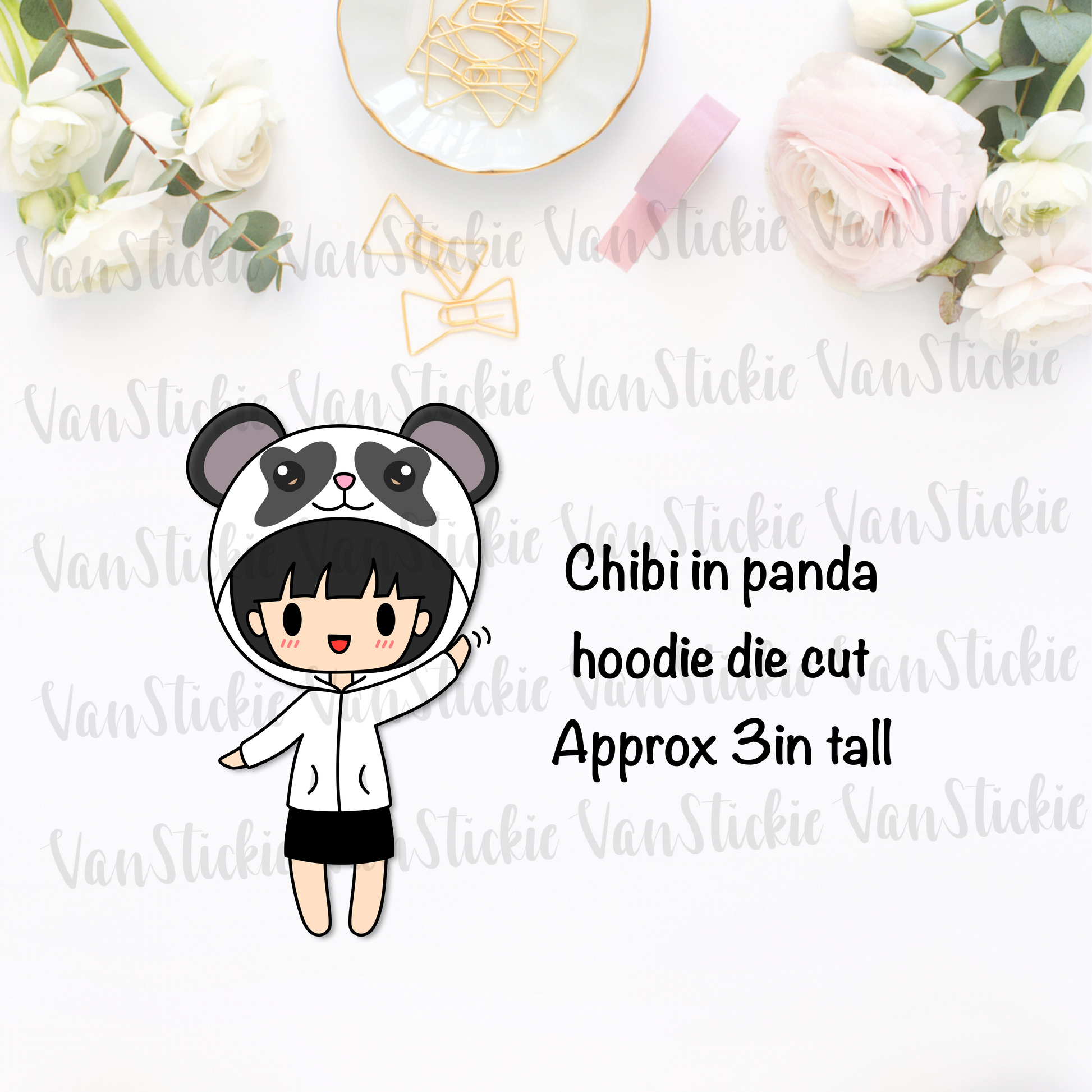 Panda rose hoodie online