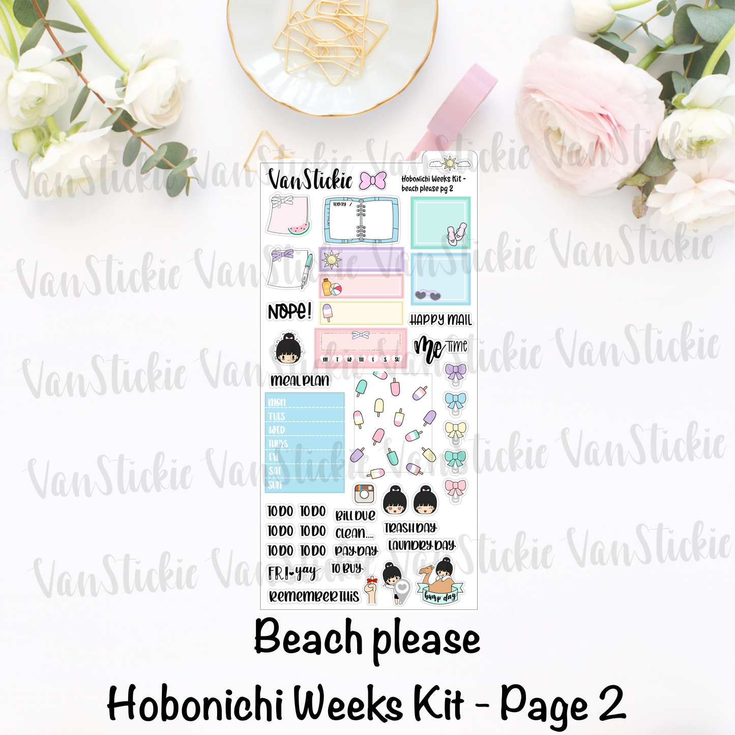 Hobonichi Weeks Kit - "Beach Please"