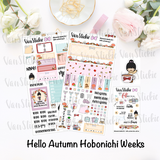 Hobonichi Weeks Kit - "Hello Autumn"