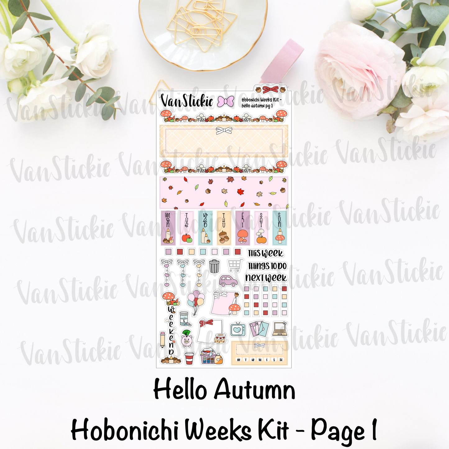 Hobonichi Weeks Kit - "Hello Autumn"