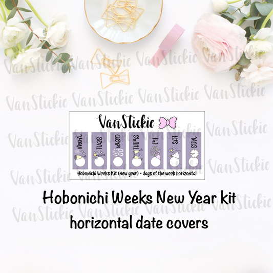 Hobonichi Weeks Date Cover (new year) - horizontal
