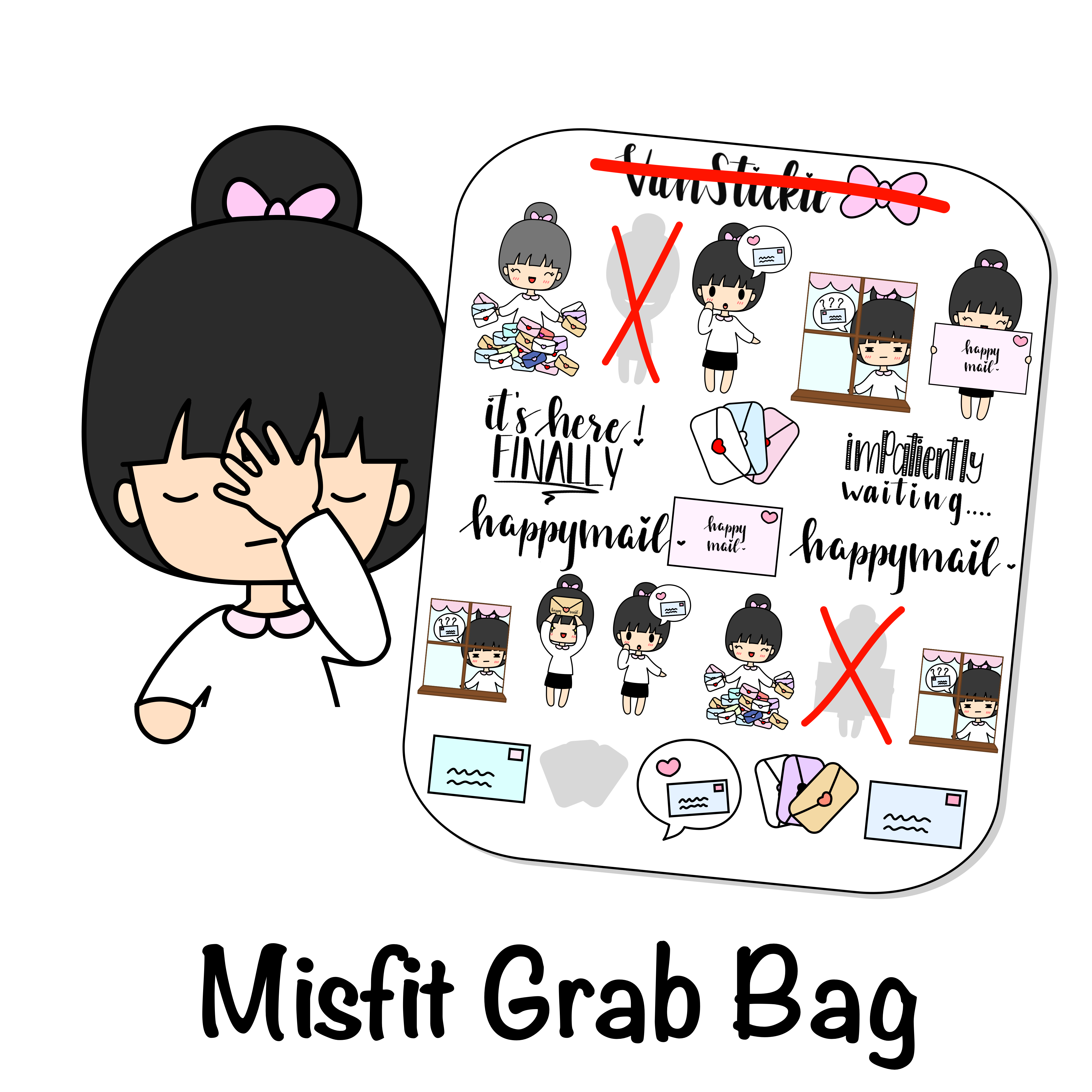 Freebie Grab Bag - LIMIT 3 PER ORDER, Freebie Mix Planner Stickers, Mi