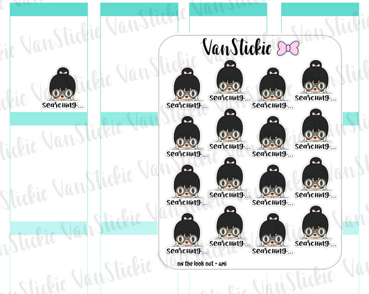 VSC 108|On the look out chibi Planner Stickers