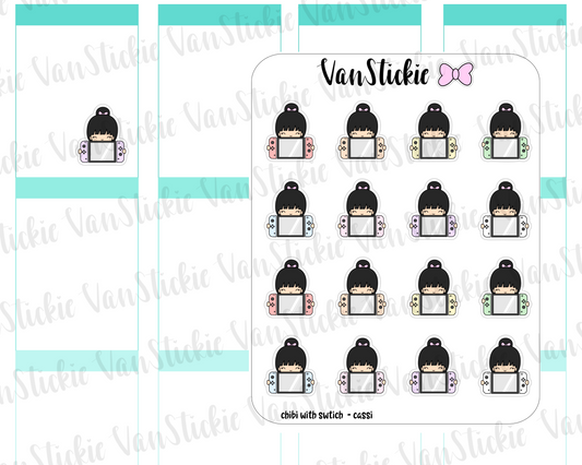 VSC 109|Chibi with switch Planner Stickers