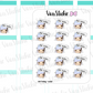 VSO 031 | Not Today - Ombre Haired Chibit Planner Stickers