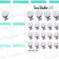 VSO 019 | Dance Party - Ombre Haired Chibit Planner Stickers