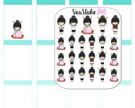 VSC 005 | Chibits – Code RED Planner Stickers