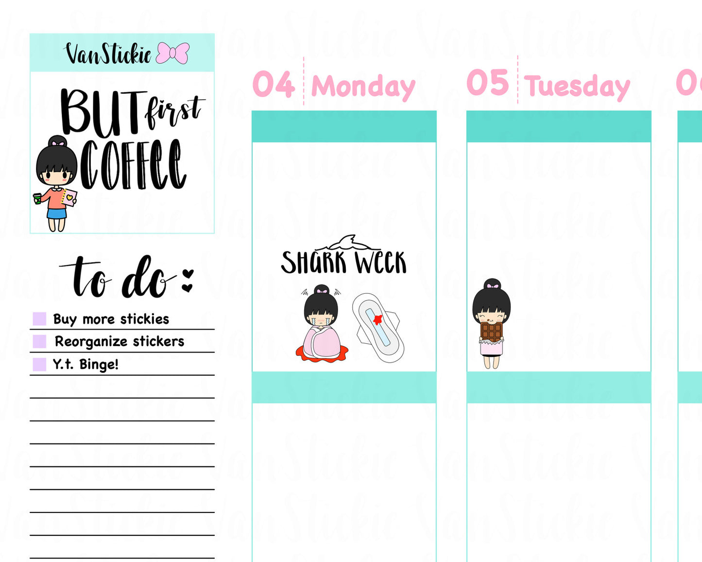 VSC 005 | Chibits – Code RED Planner Stickers