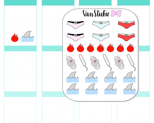 VSD 005| Doodle Set – Code RED Planner Stickers