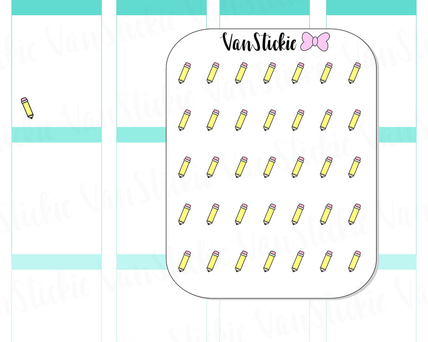 VSD 031| Doodle - Pencil Planner Stickers