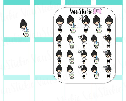 VSC 011 | Chibits - Boba Life Planner Stickers