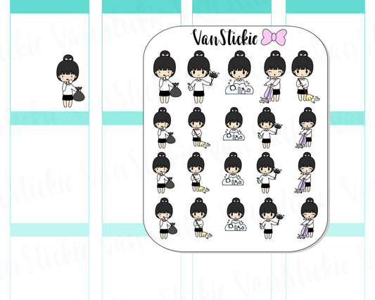 VSC 012 | Chibits - Do Your Chores Planner Stickers