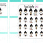 VSC 025 | Chibit - Grocery Shopping Planner Stickers