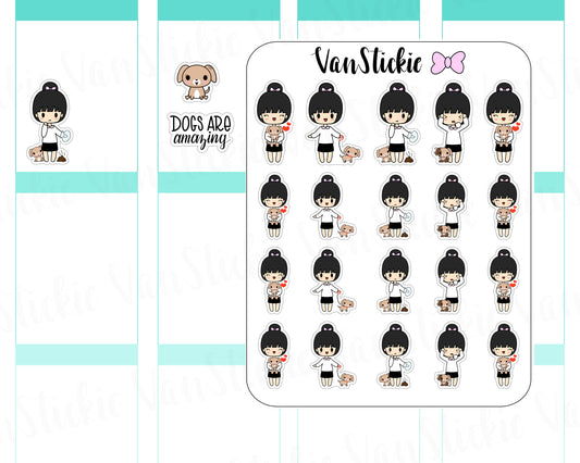 VSC 024 | Chibit - Doggie Mama Planner Stickers