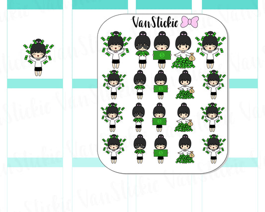 VSC 013 | Chibits – Moola Planner Stickers