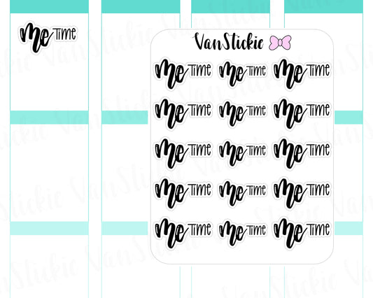 W020| Hand Lettering - Me Time
