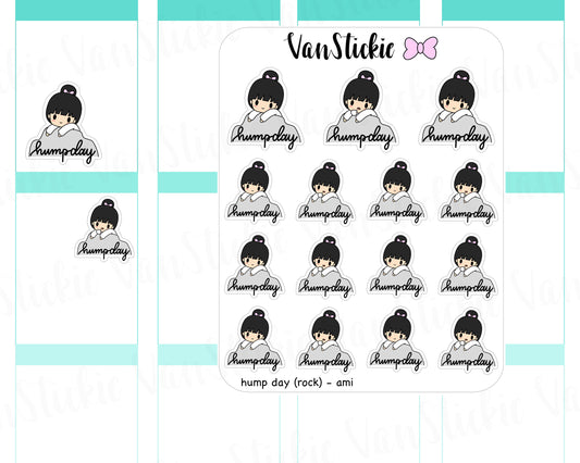 VSC 037 | Chibit - Hump Day (rock version) Planner Stickers