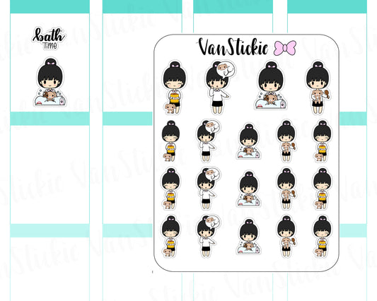 VSC 023 | Chibit - Dog Care Planner Stickers