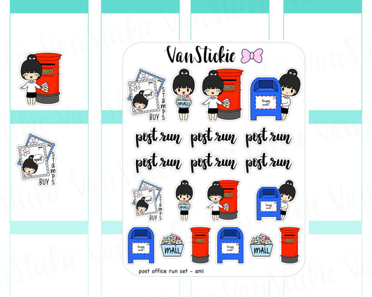 VSS 032 |Chibit Set - Post Office Run Planner Stickers