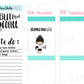 VSS 044 | Chibit Sets - Mom Life (girl child) Planner Stickers