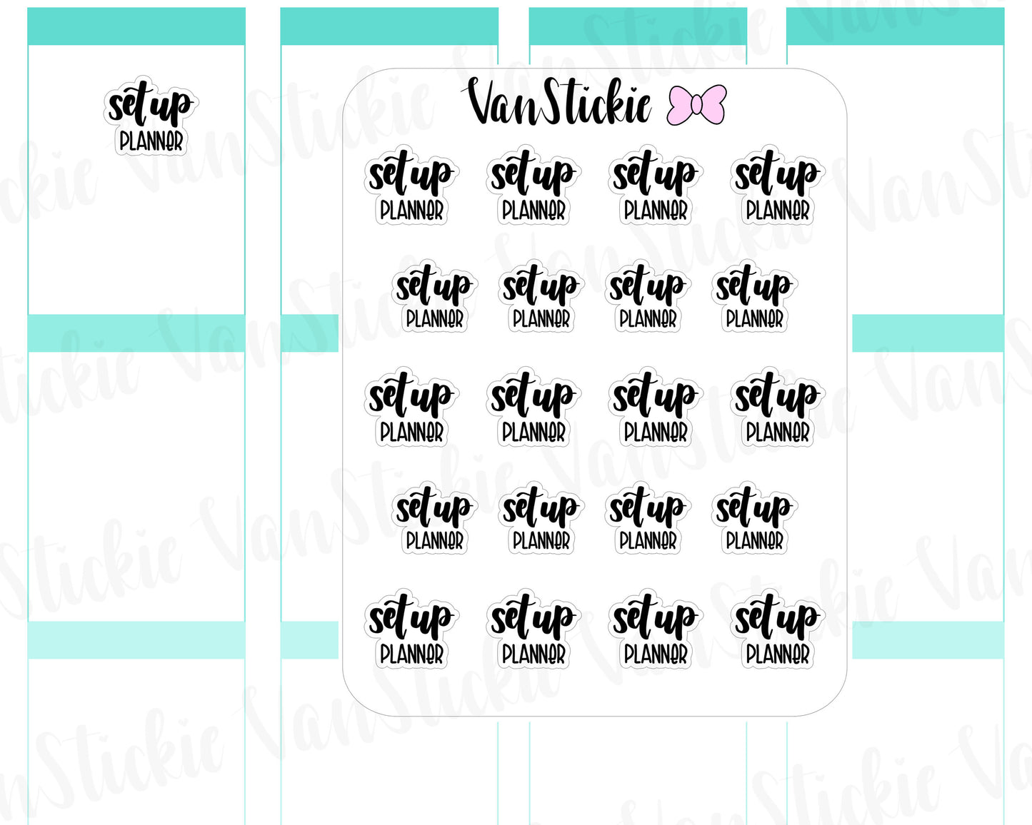 W030| Hand Lettering - Set up Planner