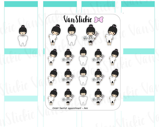 VSC 061 | Chibits -Dentist Appointment Planner Stickers