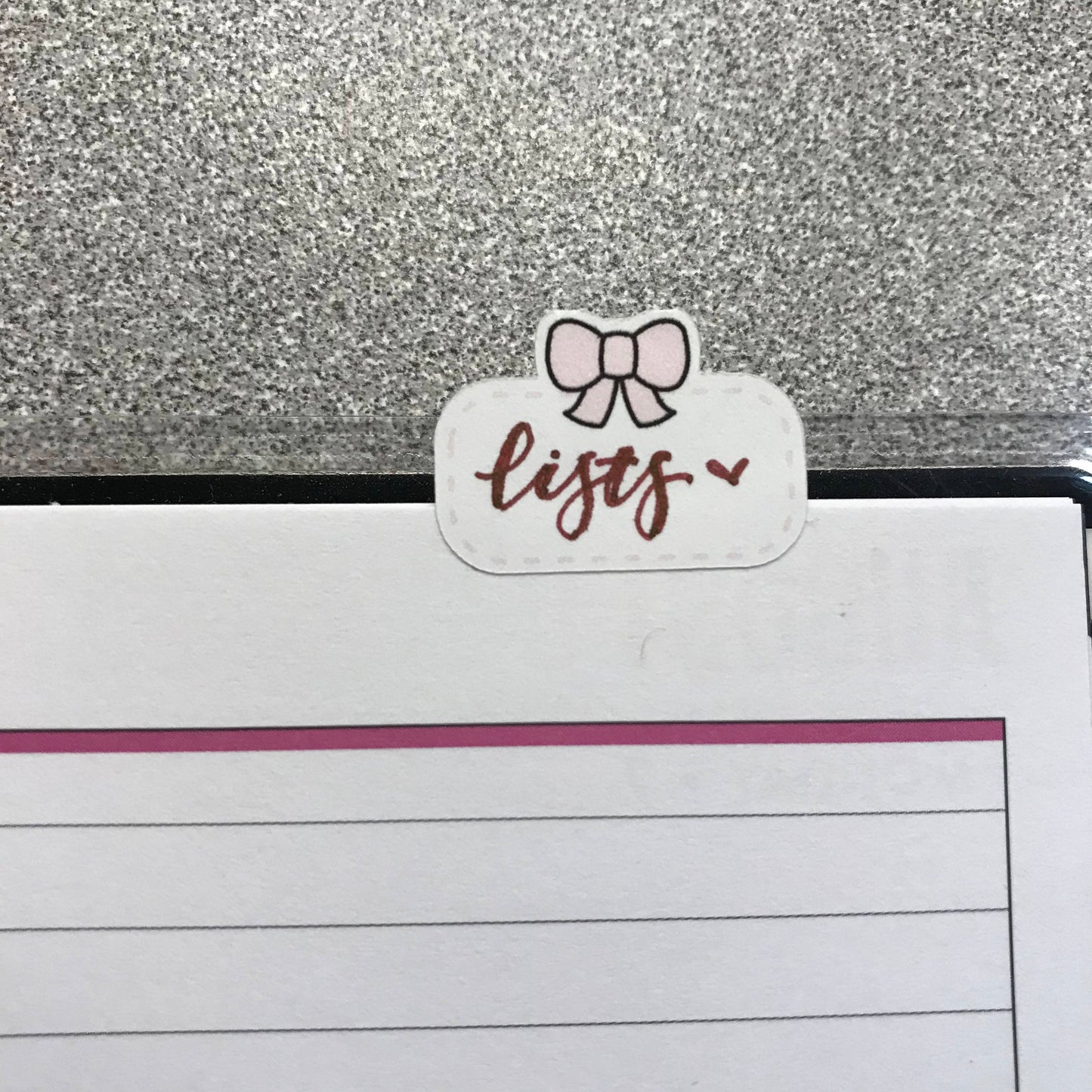 F009 - Cute mini bow Planner Tab Stickers