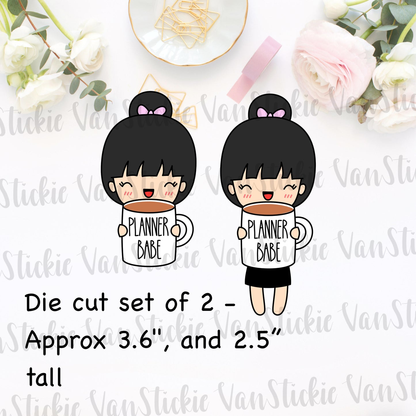 Mug Life Die Cut set of 2