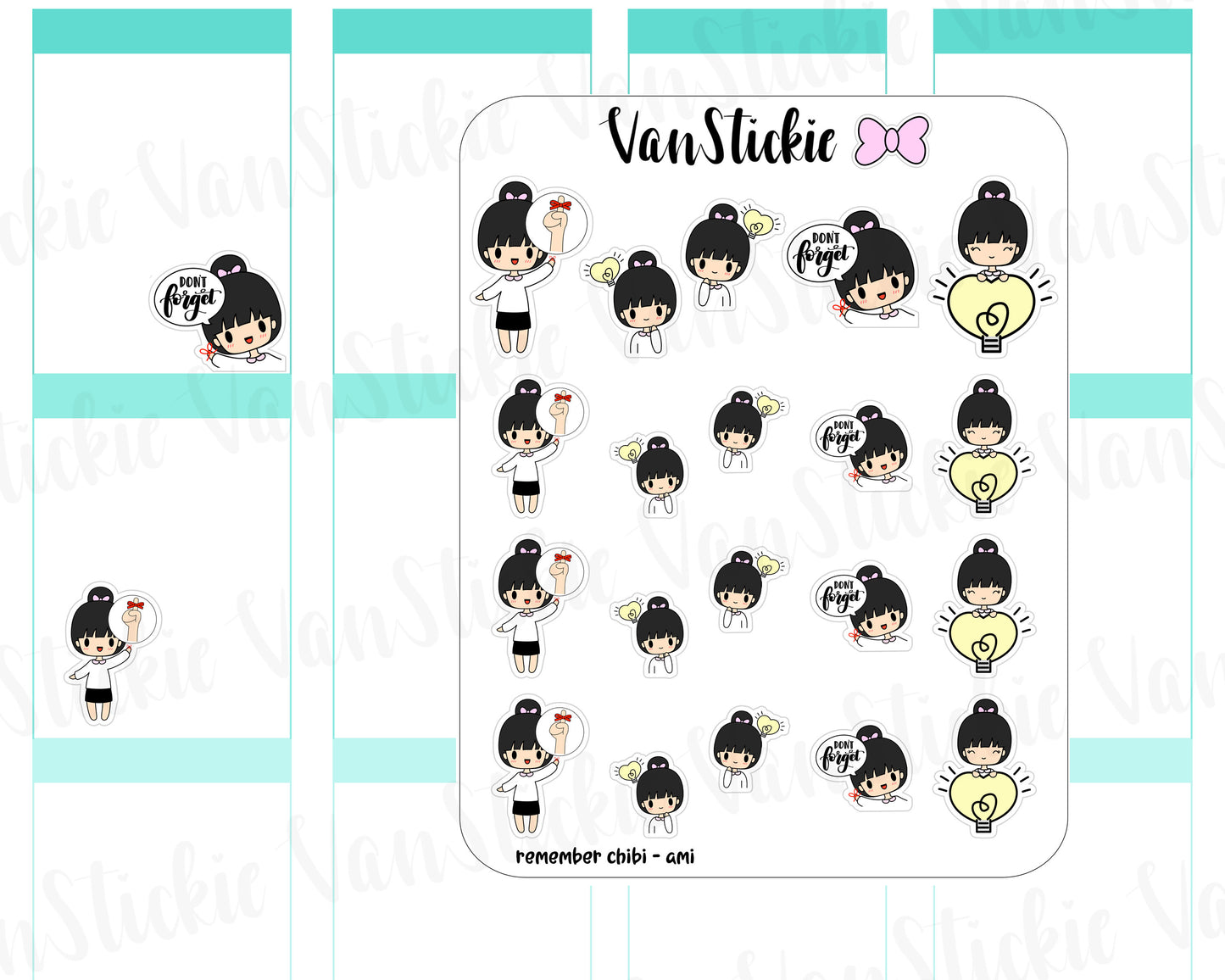 VSC 077 | Chibi - Remember Chibit Planner Stickers