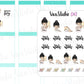 VSS 056 | Chibits Set - Time to Wax Set Planner Stickers