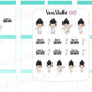 VSS 055 | Chibits Set - Time to shave Set Planner Stickers