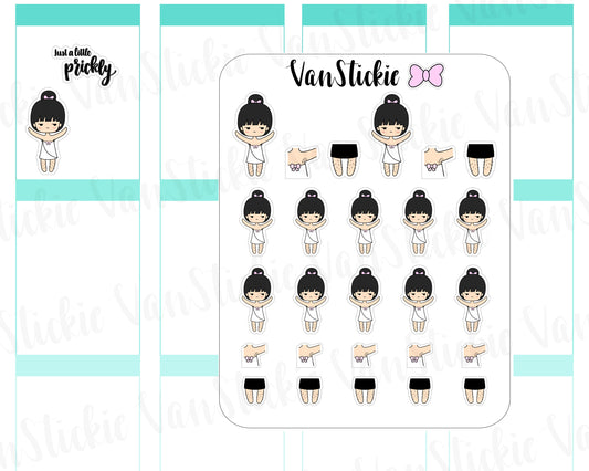 VSC 082 | Chibi - Feeling a little prickly Chibit Planner Stickers