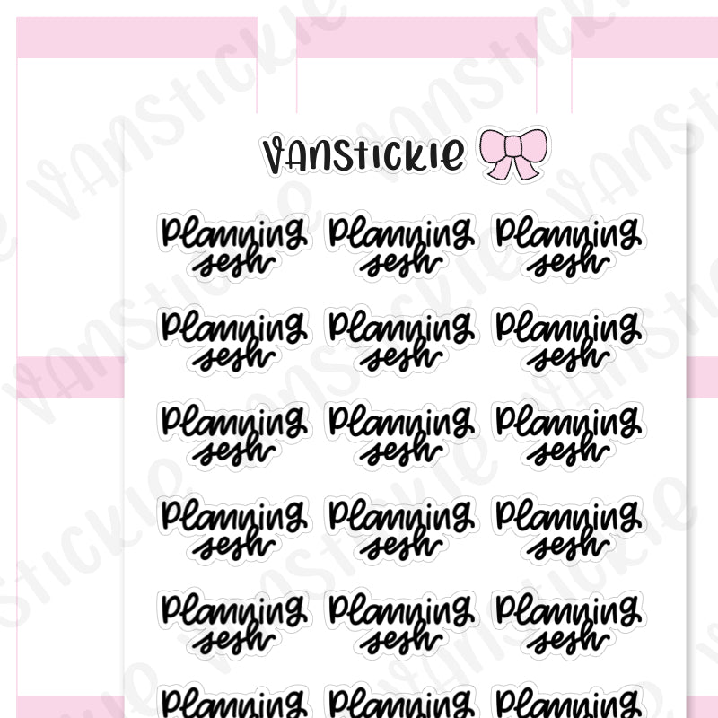 S002.2 - "planning sesh" script sticker